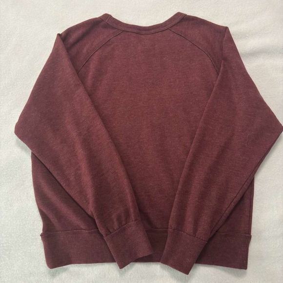 Ariat Desert Ride Sweatshirt Women's S Burgundy Crew Neck Pull Over Top Cowgirl - Picture 6 of 8